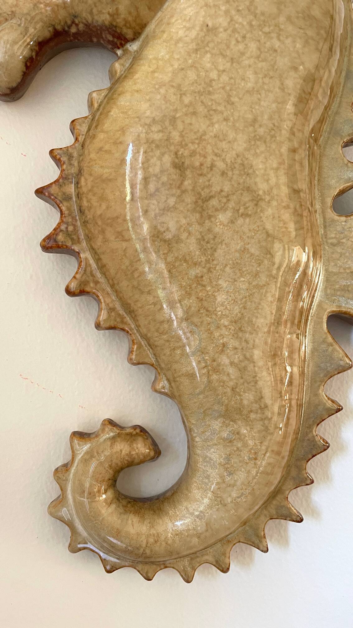 SEAHORSE Ceramic Wall Hanging VINTAGE