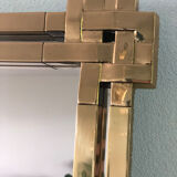 Vintage Mirror By Massimo Scolari For Valenti 1970s 49x90cm