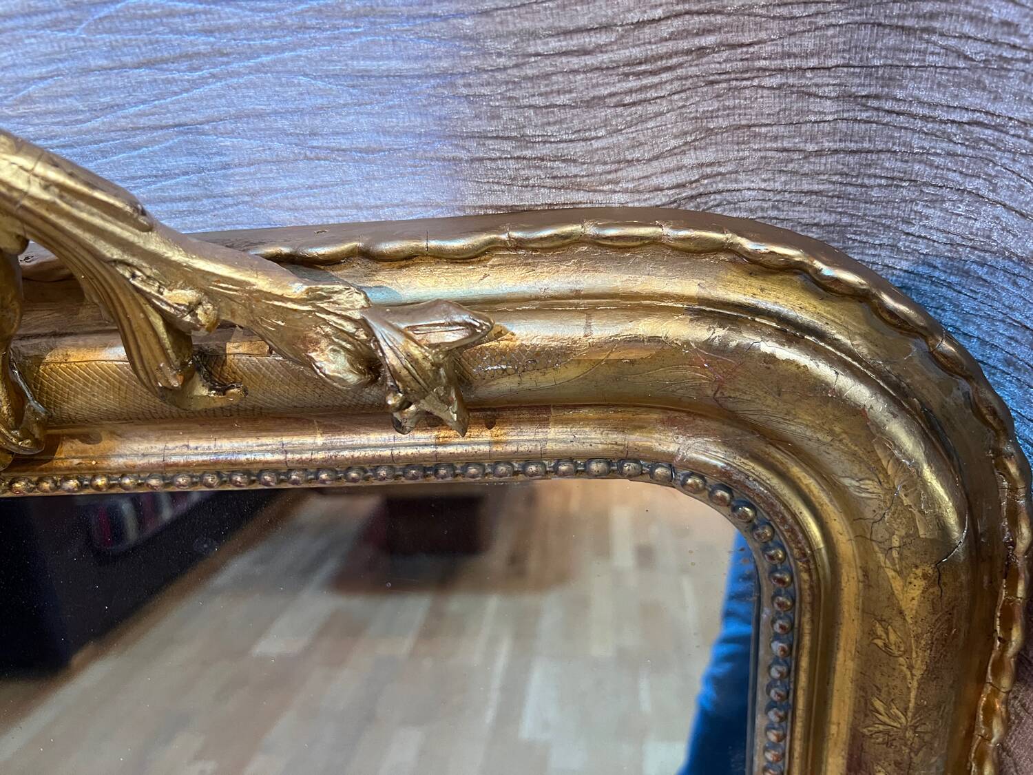 Golden Louis Philippe mirror