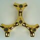 cosack gemini space age CEILING LIGHT - gold-colored - sputnik - 1970s