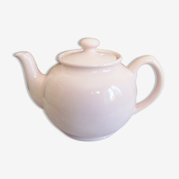Vintage teapot in pink English ceramic
