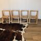 Suite de 4 chaises pliantes