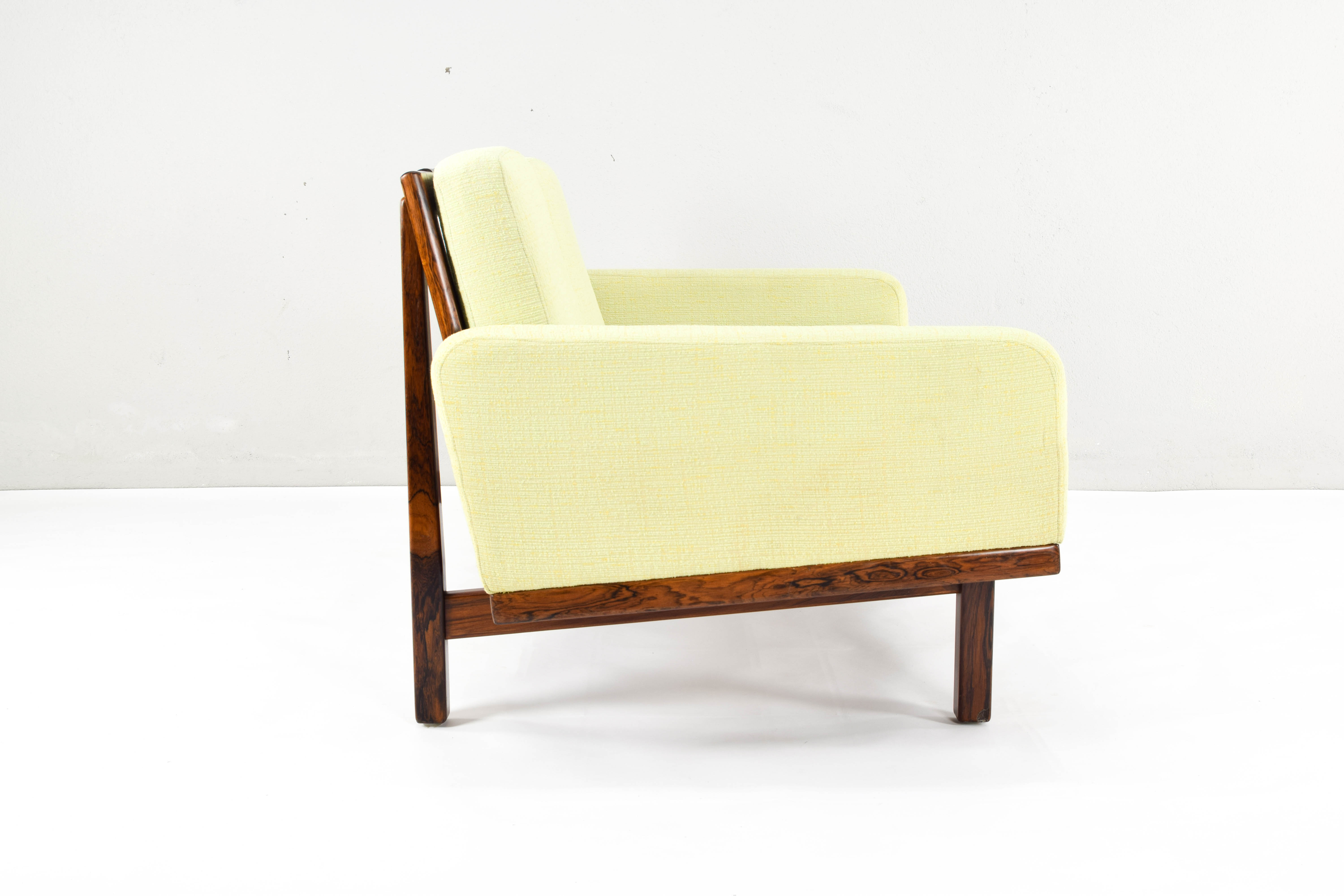 Eric merthen scandinavian modern tornado sofa 2-seater for ire möbler sweden 60s