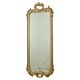 Miroir ancien français doré de style baroque du XIXe siècle 148 cm