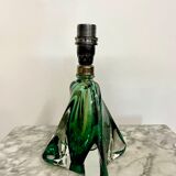 Lovely vintage table lamp by Val St Lambert