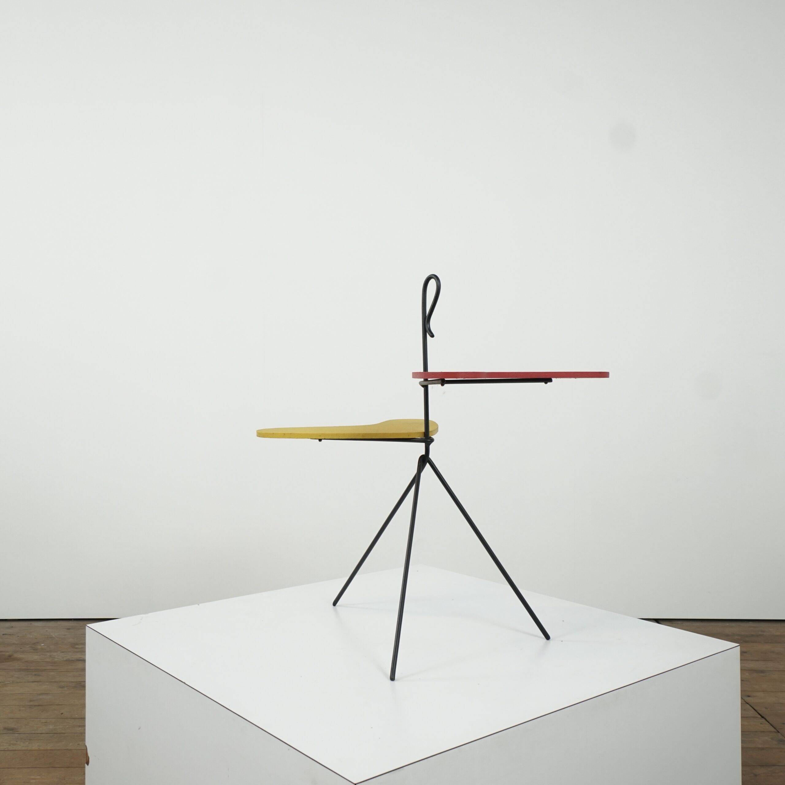 Modernist side table in the style of Willy Van Der Meeren