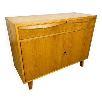 Vintage chest of drawers in Scandinavian style blond wood by Victoria Möbel Switzerland