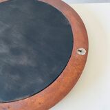 Large round mirror