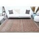 Tapis couloir vintage turc Oushak fait main en laine et coton gris 169x248 cm des années 1970
