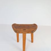 Tabouret suédois en pin, années 1960