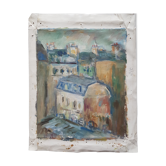 Peinture de Nagao Usui "Les toits de Paris"