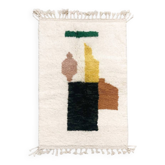 Tapis beni ouarin fait main traditionnelle taille 150 x 250 cm