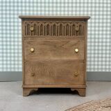 Oak bedside table (refurbished)