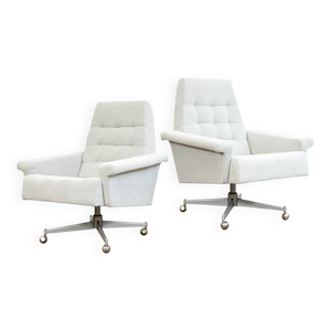 fauteuils pivotants vintage,