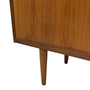 Armoire murale vintage en teck, bibliothèque, bureau, design danois, années 60