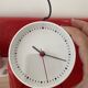 White clock to stand or hang ikea vintage model sniffa