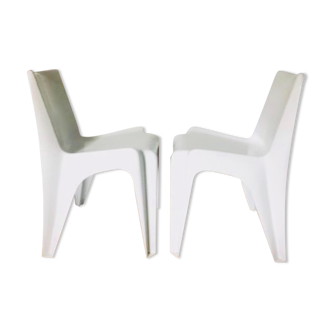 Stackable chair Bofinger BA 1171 by Helmut Bätzner