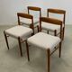 Danish midcentury teak dining chairs by H.W. Klein for Bramin 60s
