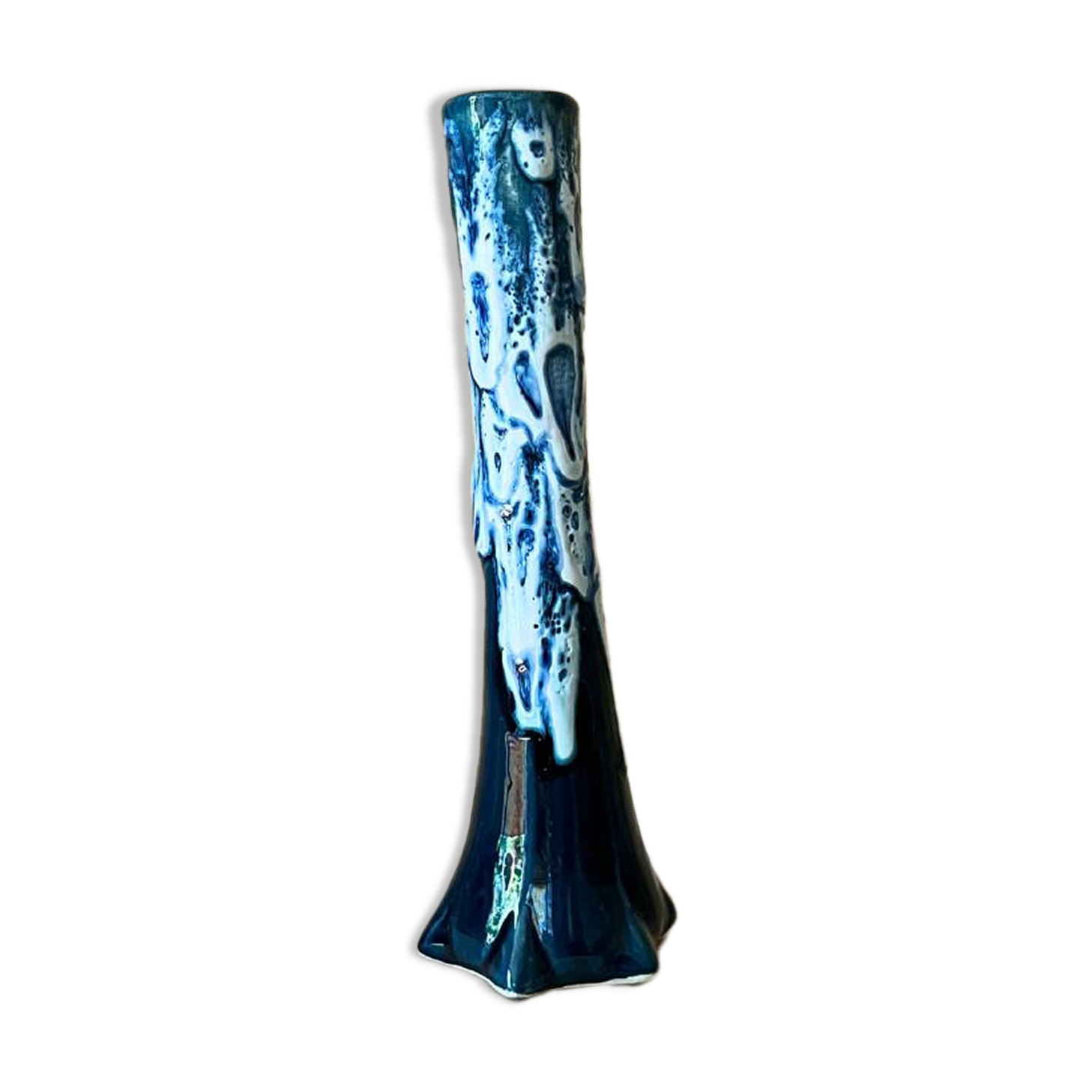 Vase Soliflore Vallauris "Fat Lava" vintage - années 60-70