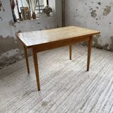 Scandinavian oak and ceramic table