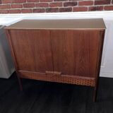 Buffet haut vintage en teck 1960