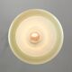 Mid-century italian glass & brass pendant lamp