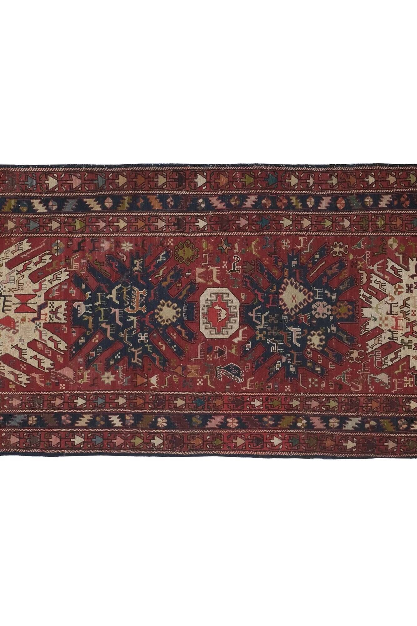 Tapis de couloir turc vintage