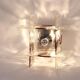 Glass wall sconce designed by Carlo Nason for Kalmar, 1960s.