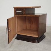 Pair of bedside tables by Jindrich Halabala for Up Zavody art deco 1950