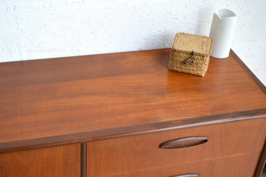 Enfilade/sideboard with 4 drawers, 123 cm