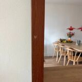 Vintage Danish teak mirror