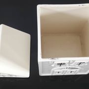 Vintage ceramic sugar box "Suiker"