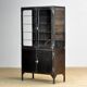armoire médicale polie, années 1970
