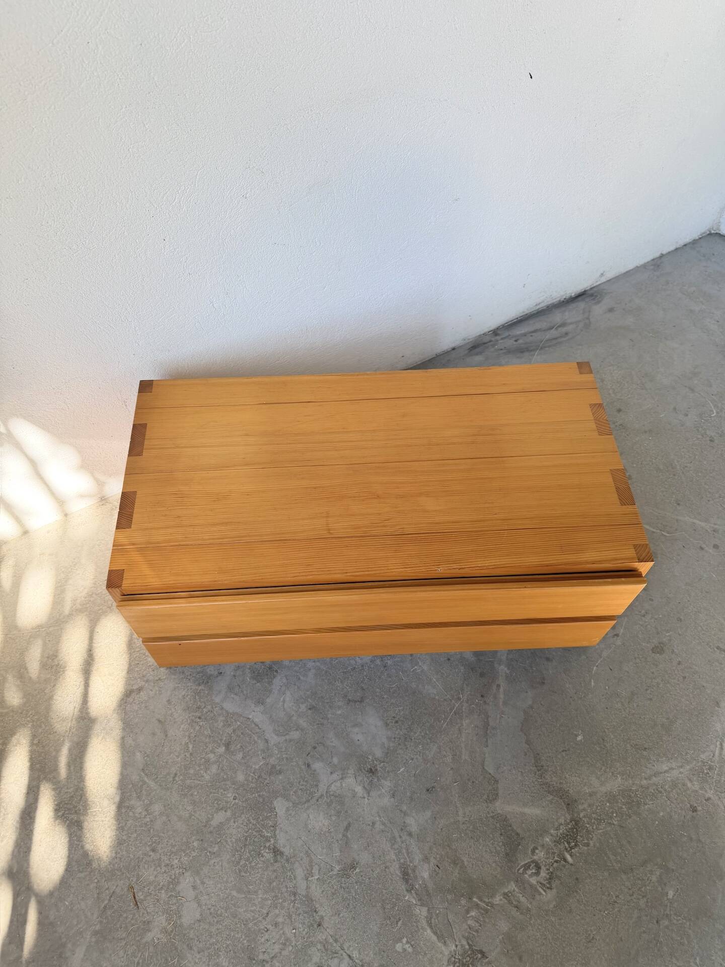 Bedside cabinet pine Maison Regain