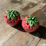 Salt shaker and pepper shaker in slip