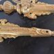 Paire d’appliques murales en bronze XIX