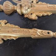Paire d’appliques murales en bronze XIX