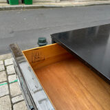 Commode Space Age Chromée par Henri Vallières