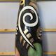 monumental terracotta vase, lacquered and enameled