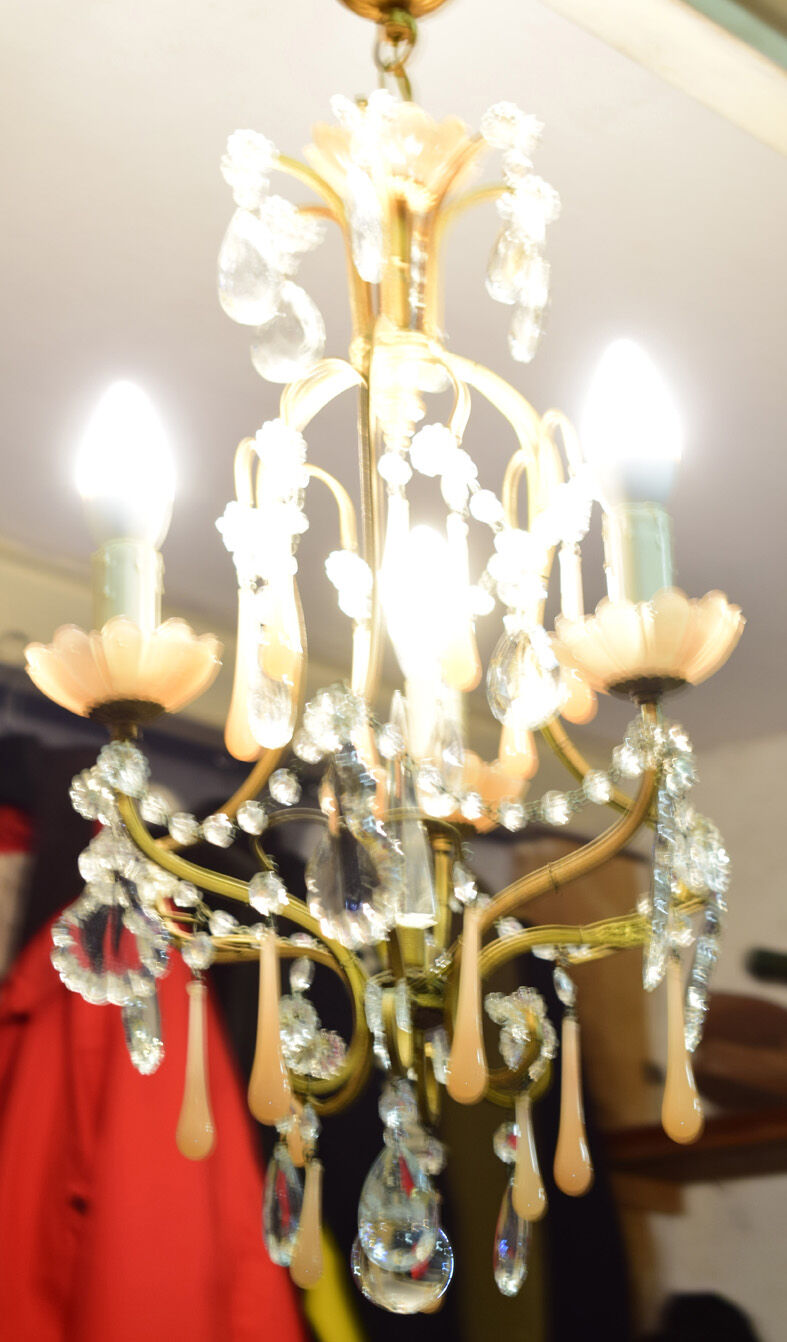 Grapefruit chandelier