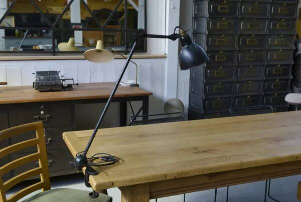 Emblematic Gras lamp, Ravel edition, by Bernard-Albin Gras, 1930s