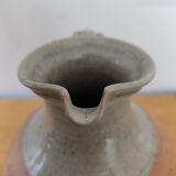 Stoneware and ceramic pitcher signed Roger Boureau