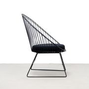 Dutch wire chair by C. Braakman and A. Dekker for Pastoe and Tomado