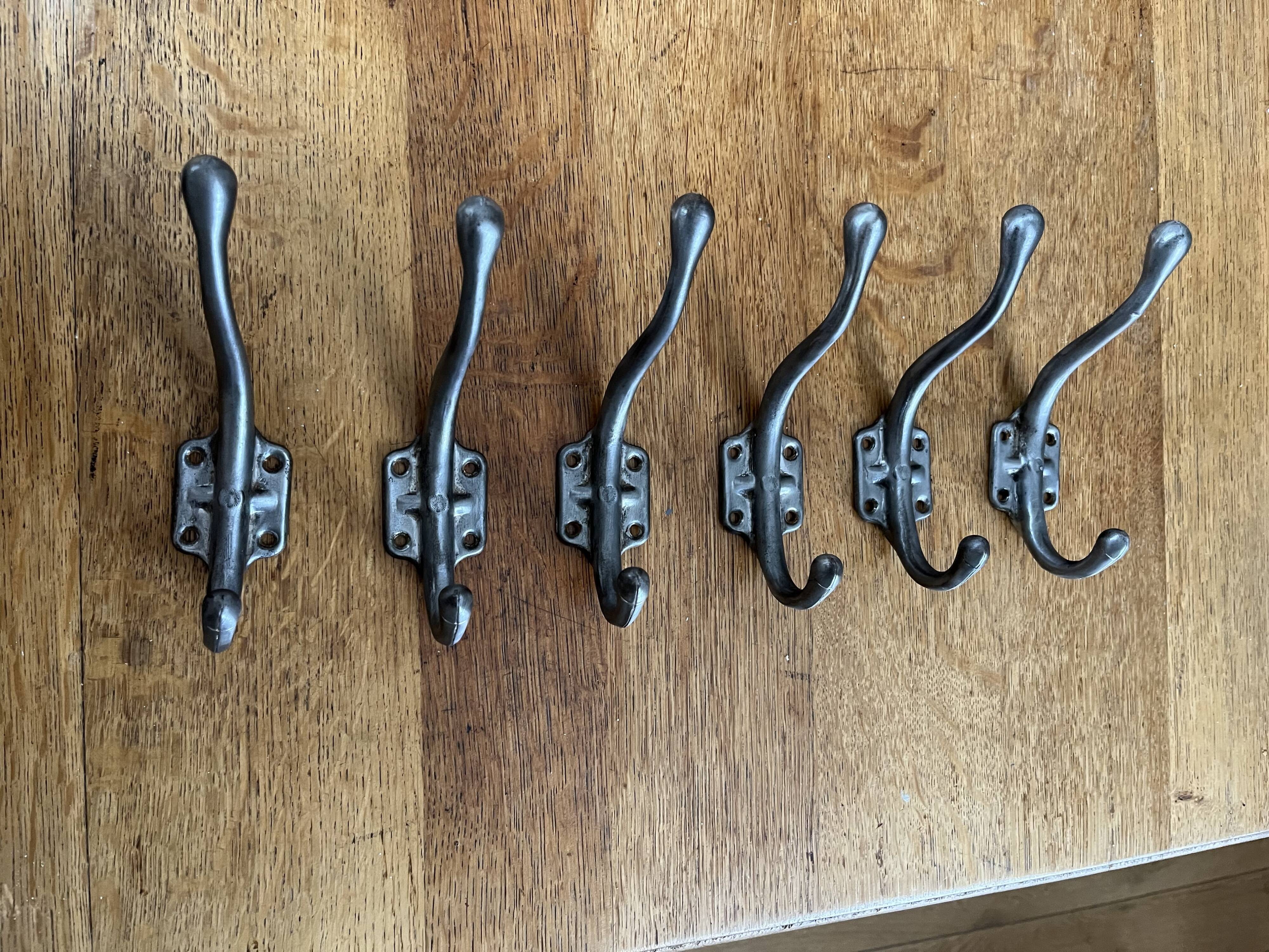 Old school coat hooks