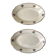 Duo of raviers digoin sarreguemines small flowers 50s
