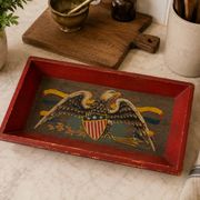 Vintage Yorkraft Inc. plate – American eagle – USA, 1960s