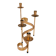 Mid-century modern metal candlesticks by Gunnar Ander for Ystad-Metall, Sweden, 1960s