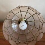 Mother-of-pearl and brass lampshade