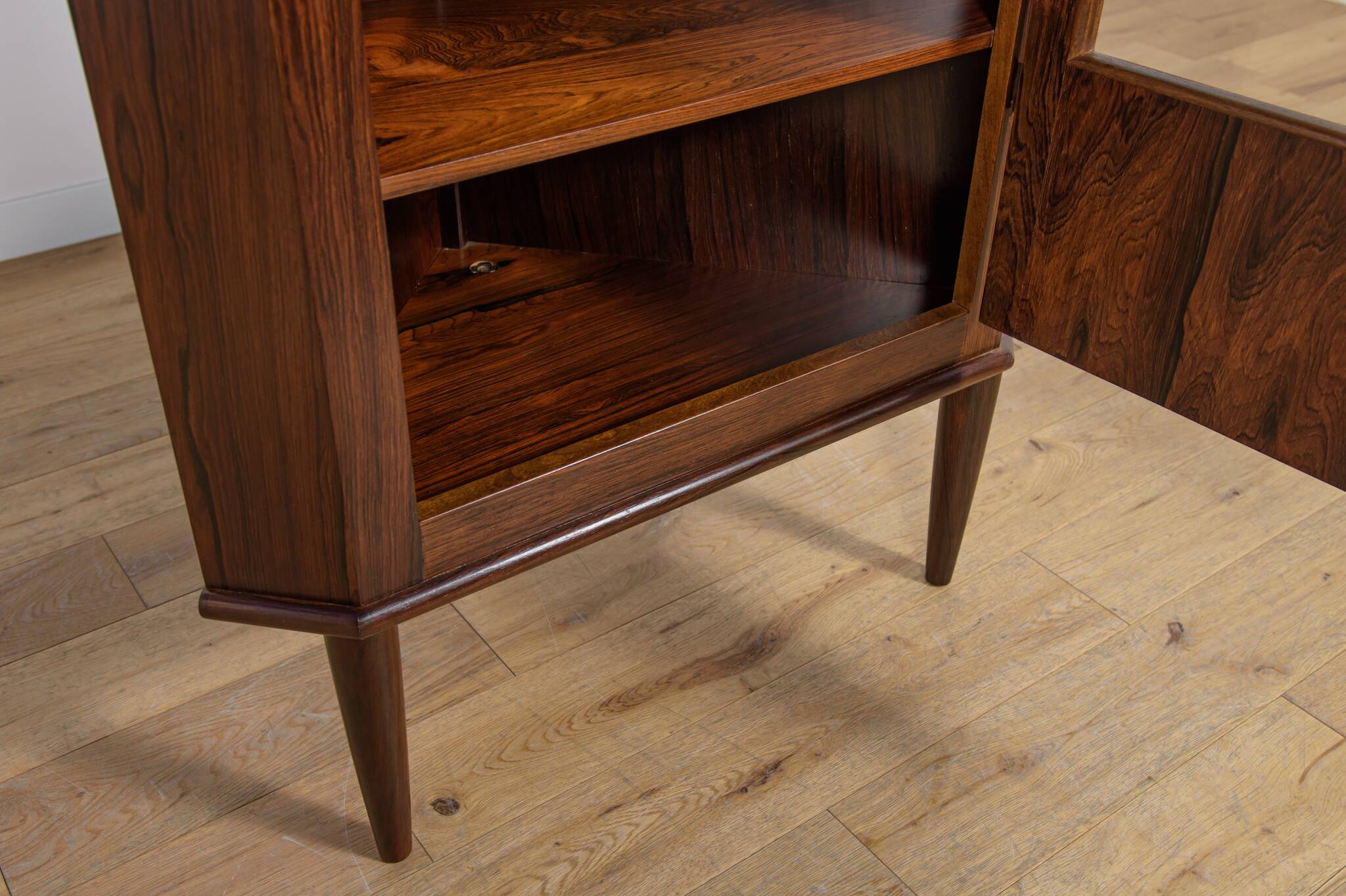 Mid-Century Rosewood Corner Cabinet, Denmark, 1960s