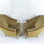 Isa Bergamo, armchairs, Italy 1950s